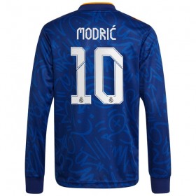 Camisetas Real Madrid Luka Modrić 10 Segunda Equipacion 2021/2022 Manga Larga